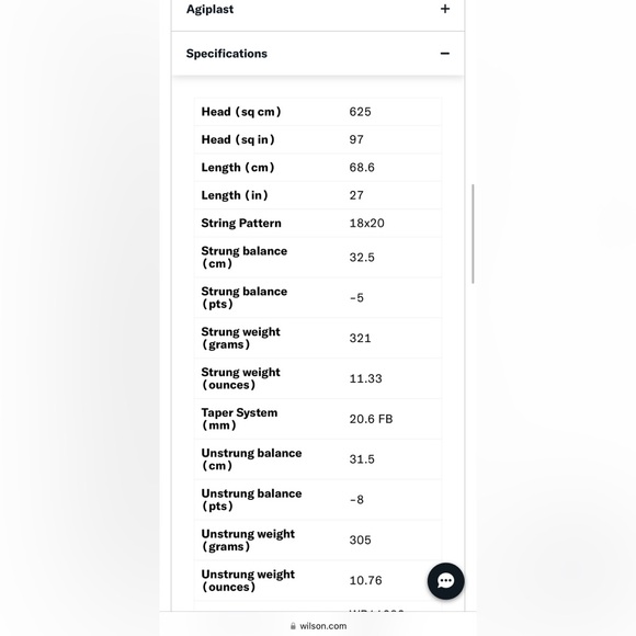 NWT Set of Wilson Ultra Pro 18x20 v4, Grip 2 - Picture 4 of 14